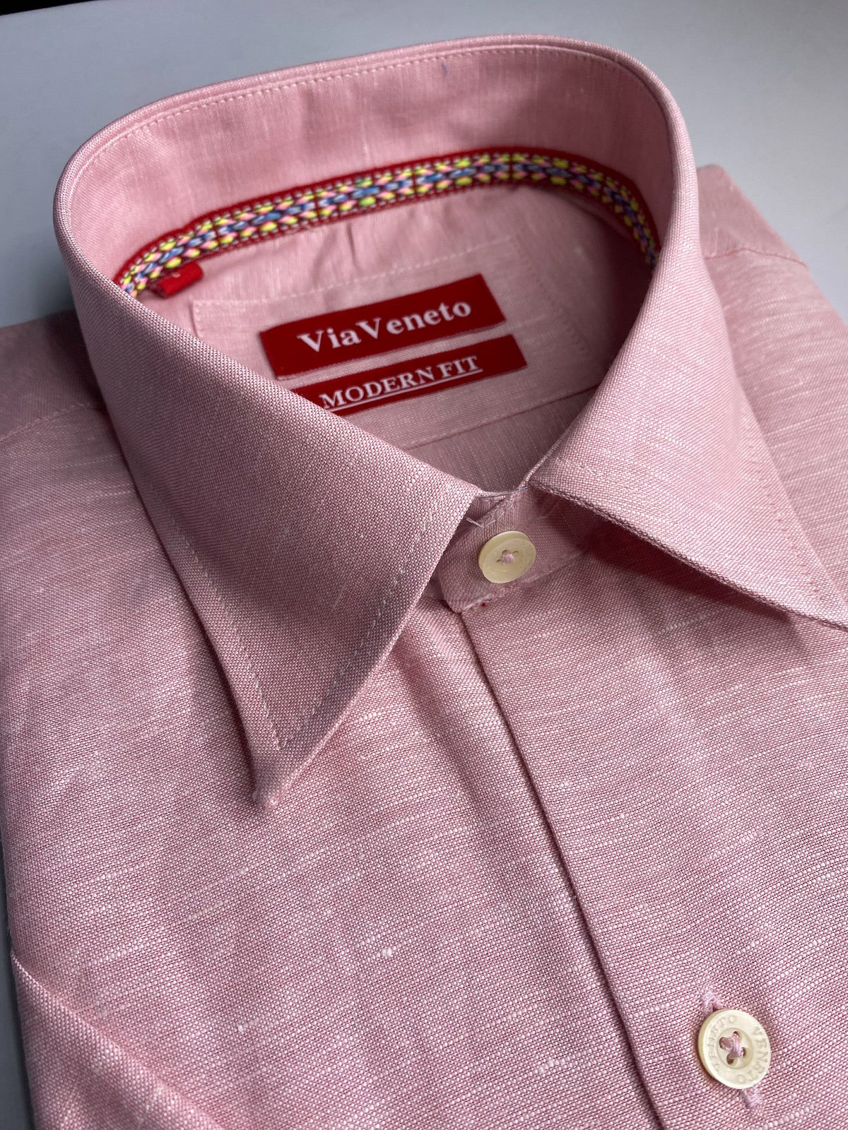 Summer Pinky Red Short Sleeve shirt 145