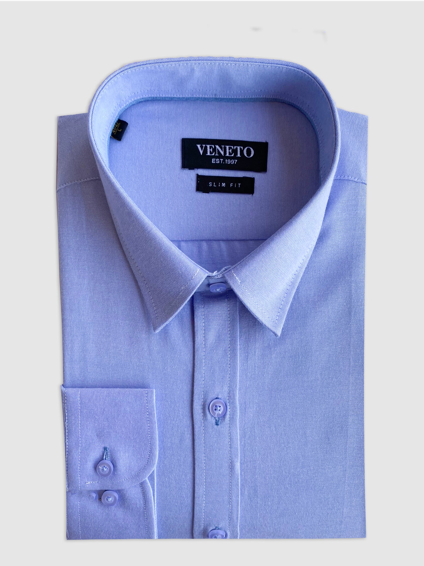 Baby Blue Long Sleeve shirt Oxford