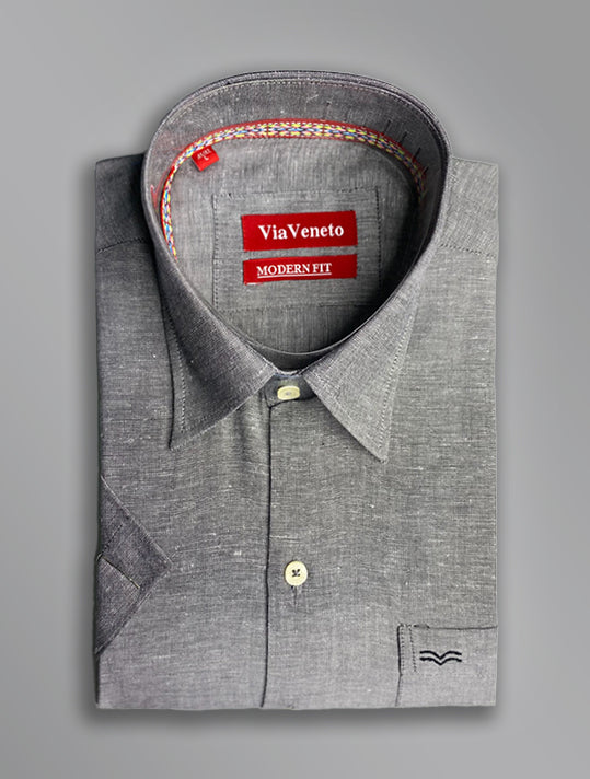 Summer Grey Short Sleeve shirt 147