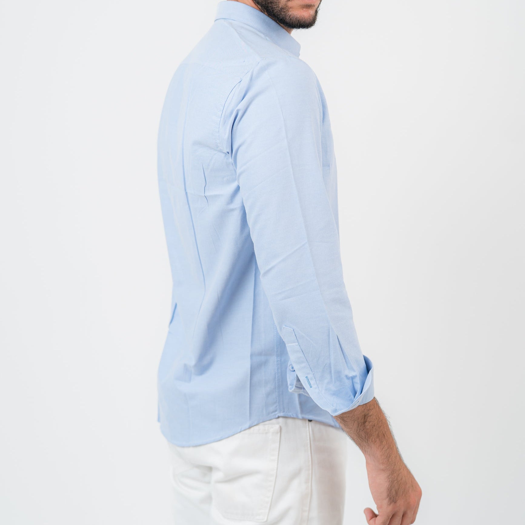 Baby Blue Long Sleeve shirt Oxford