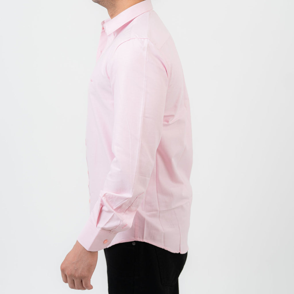 Pink Long Sleeve shirt Oxford