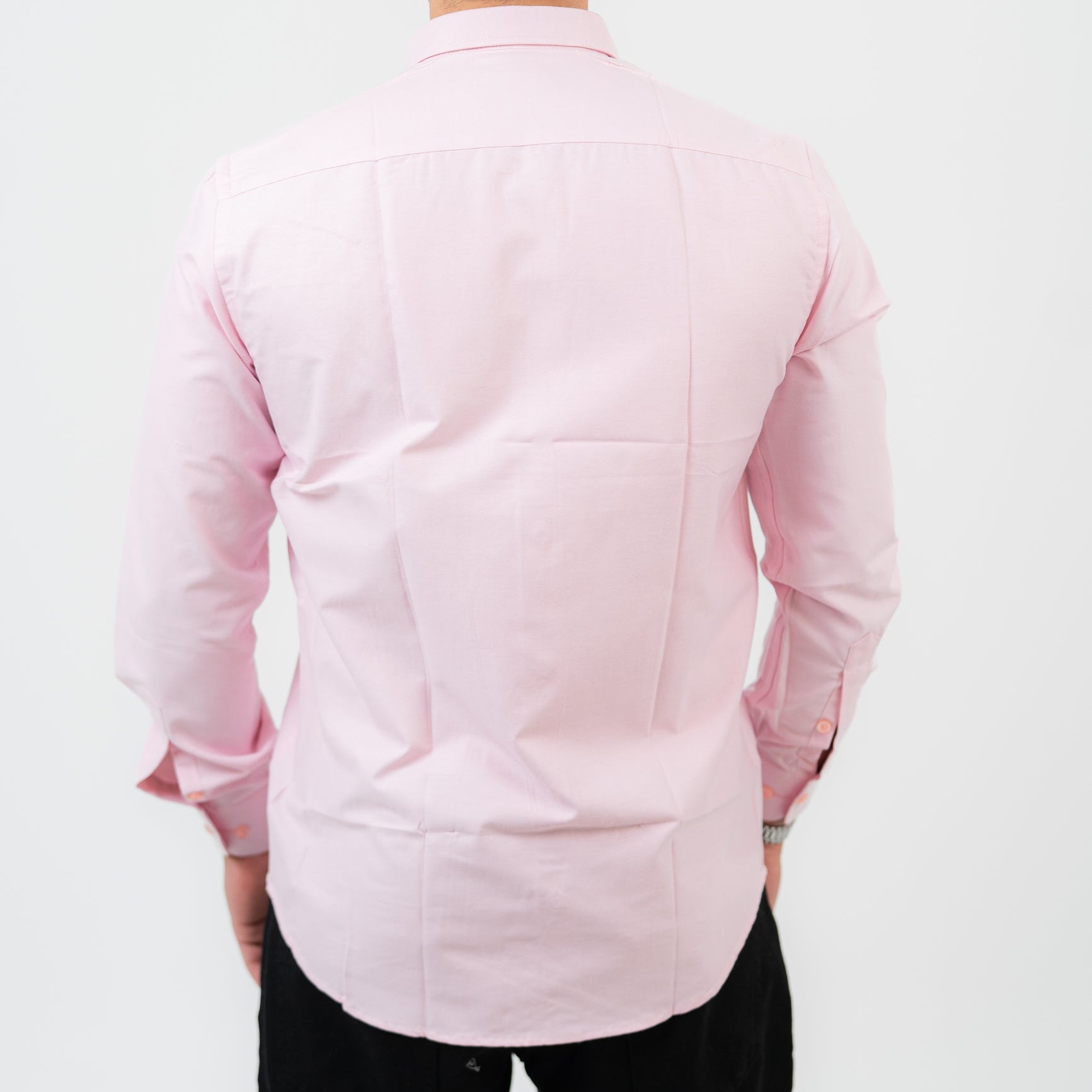Pink Long Sleeve shirt Oxford