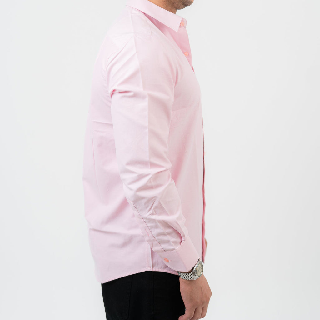 Pink Long Sleeve shirt Oxford