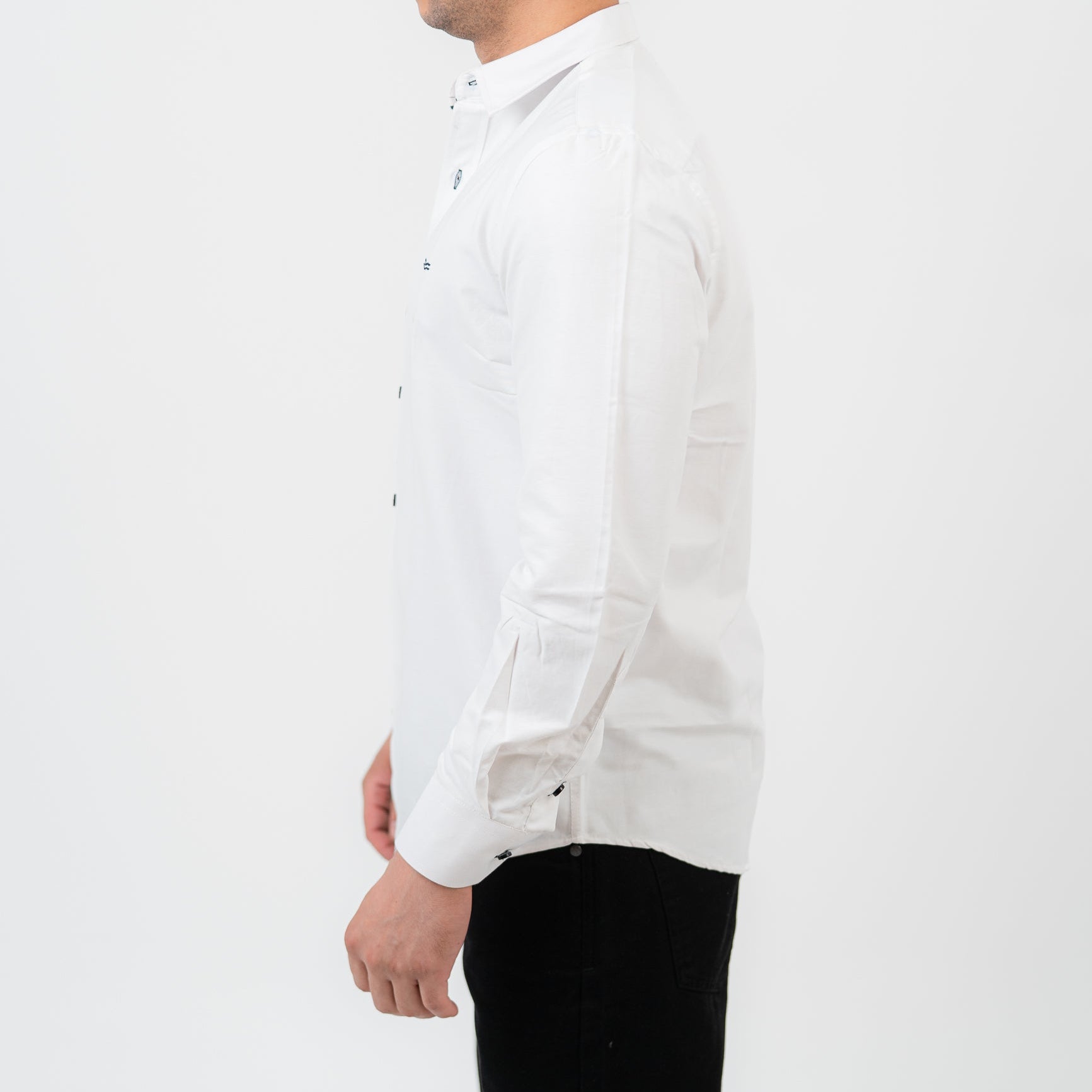 White Long Sleeve shirt Oxford