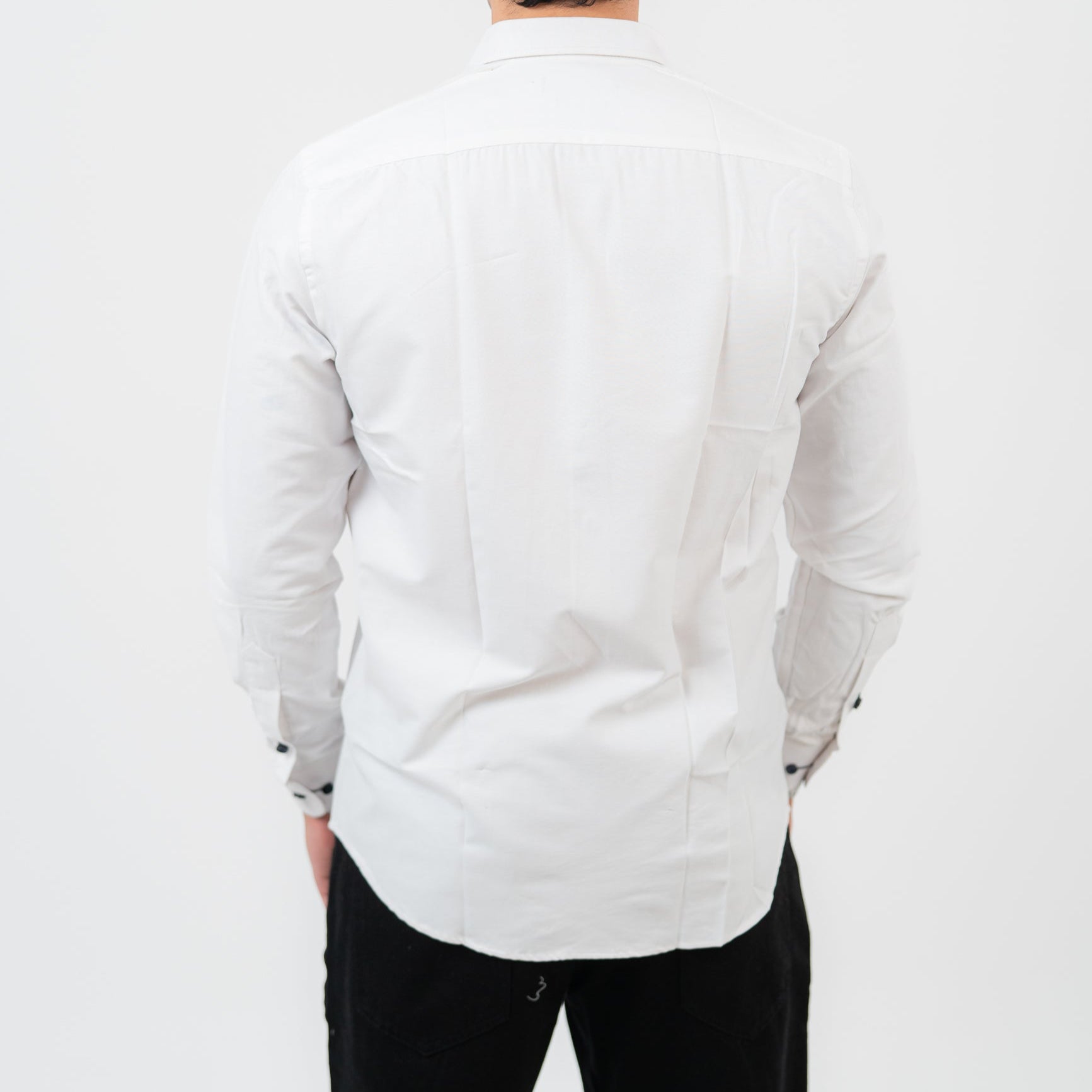 White Long Sleeve shirt Oxford