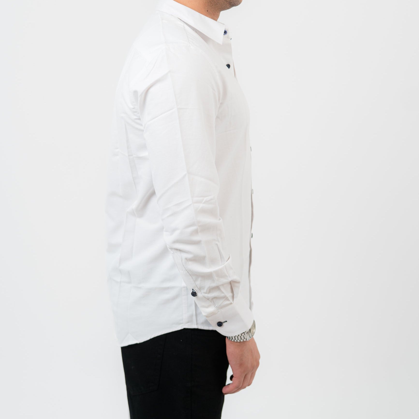 White Long Sleeve shirt Oxford