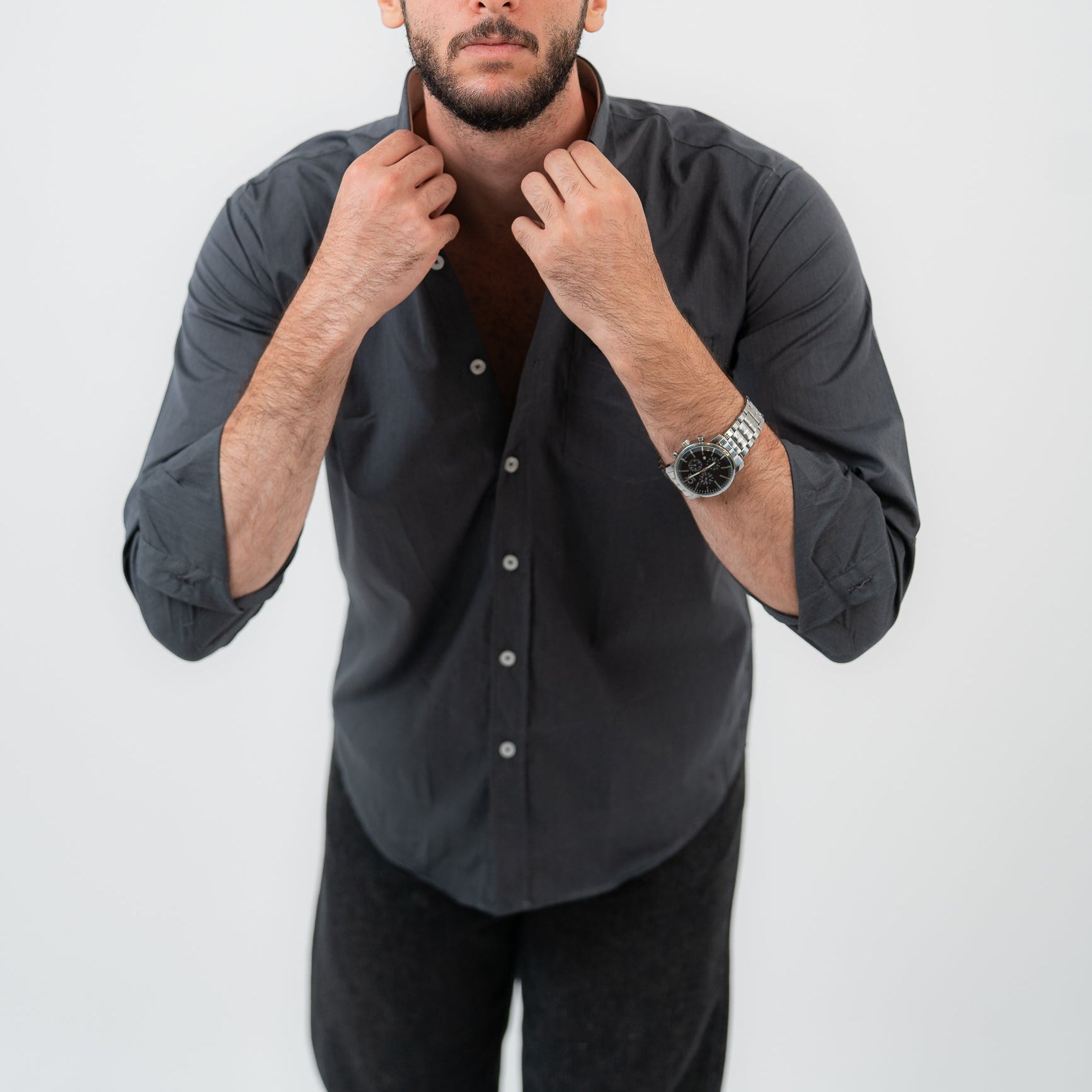 قميص بولو مخطط أخضر بأكمام طويلة - US Polo