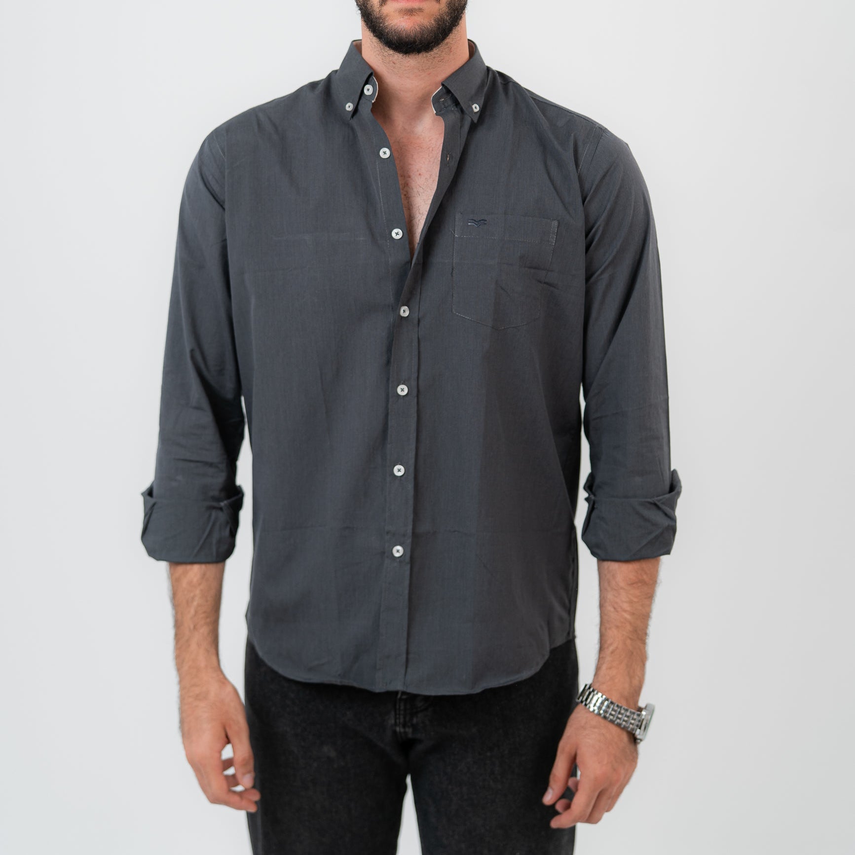 Dark Grey Long Sleeve shirt