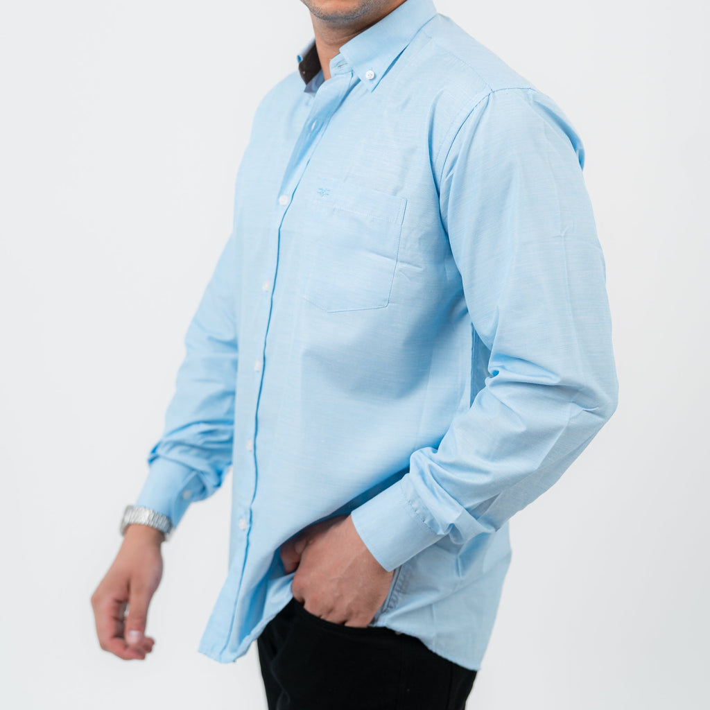 قميص بولو مخطط أخضر بأكمام طويلة - US Polo