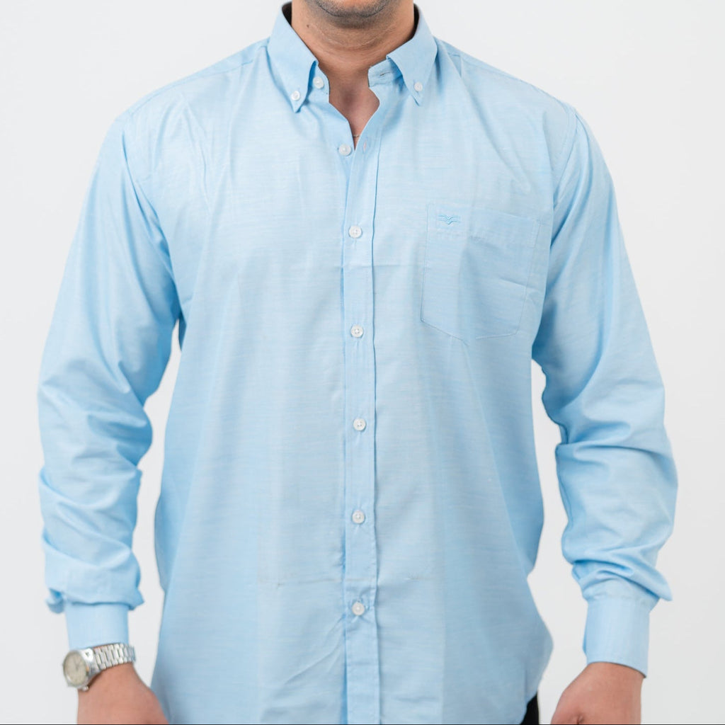 قميص بولو مخطط أخضر بأكمام طويلة - US Polo