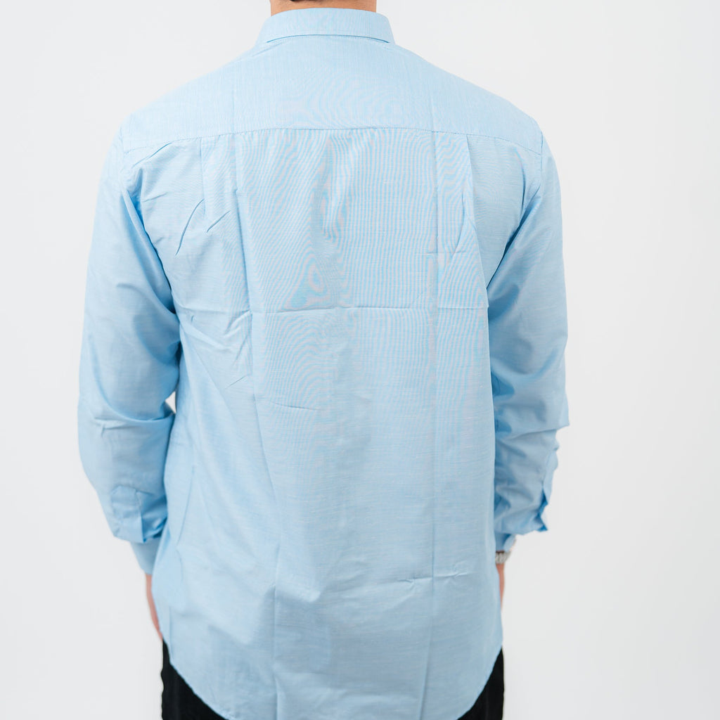 قميص بولو مخطط أخضر بأكمام طويلة - US Polo