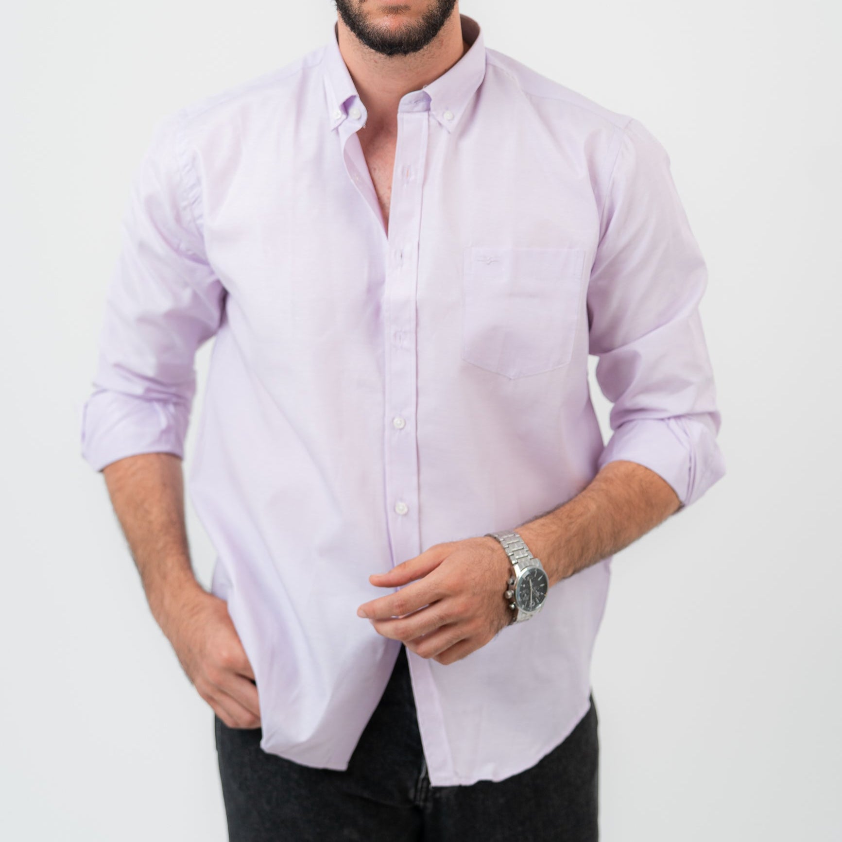 Pastel Purple Long Sleeve shirt
