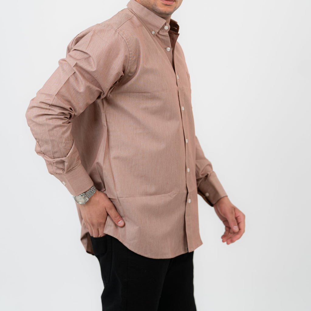 قميص بولو مخطط أخضر بأكمام طويلة - US Polo