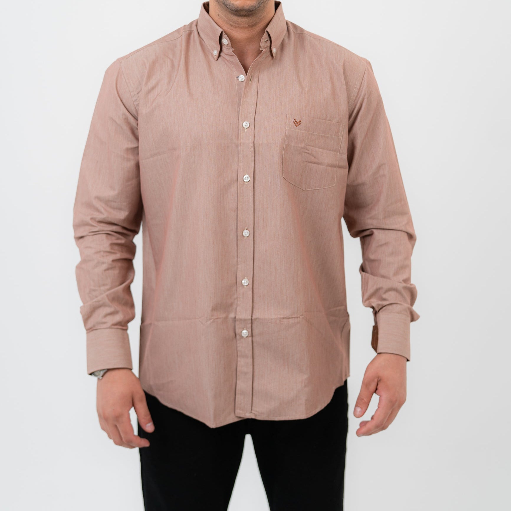 قميص بولو مخطط أخضر بأكمام طويلة - US Polo