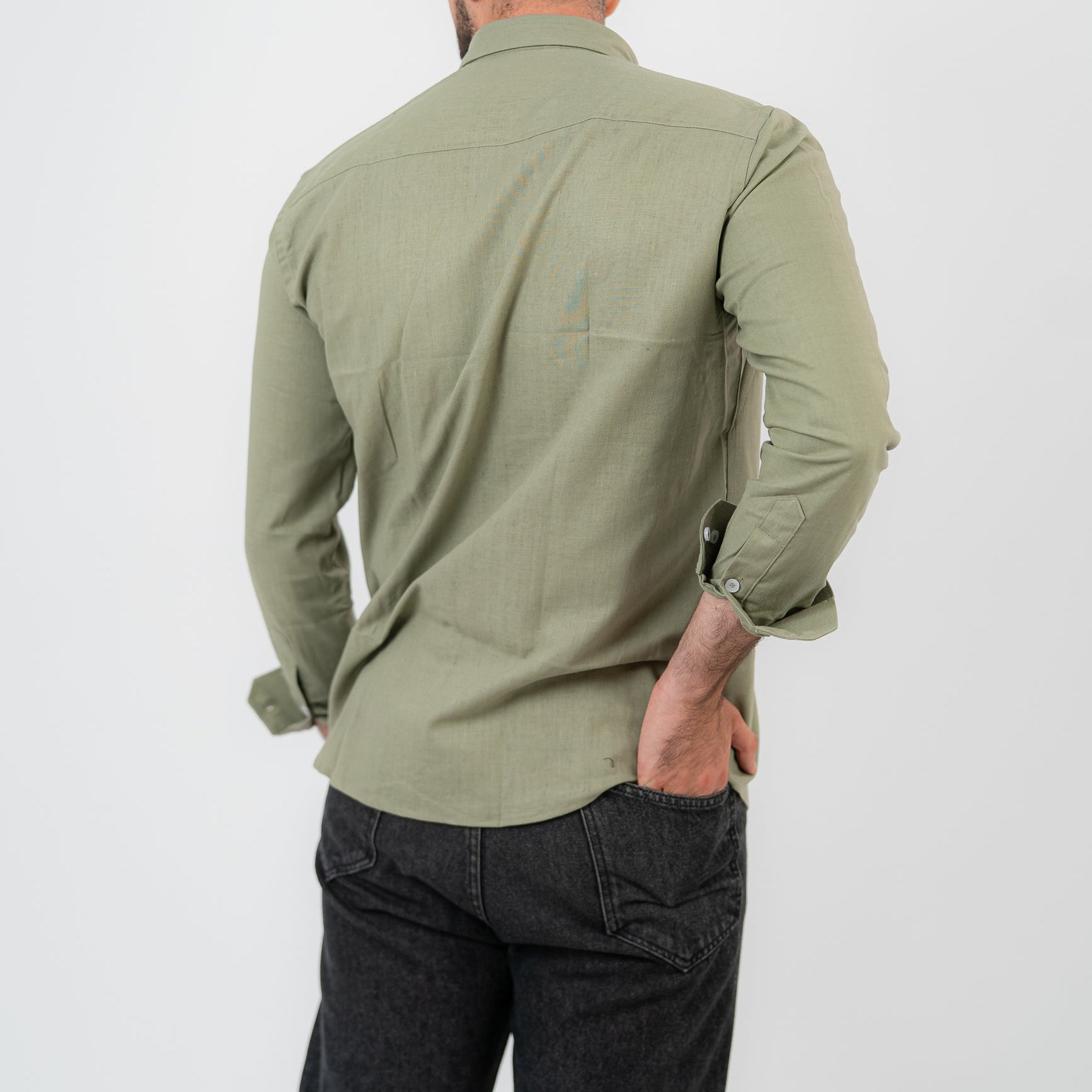 Olive Green Long Sleeve shirt -U.S Polo