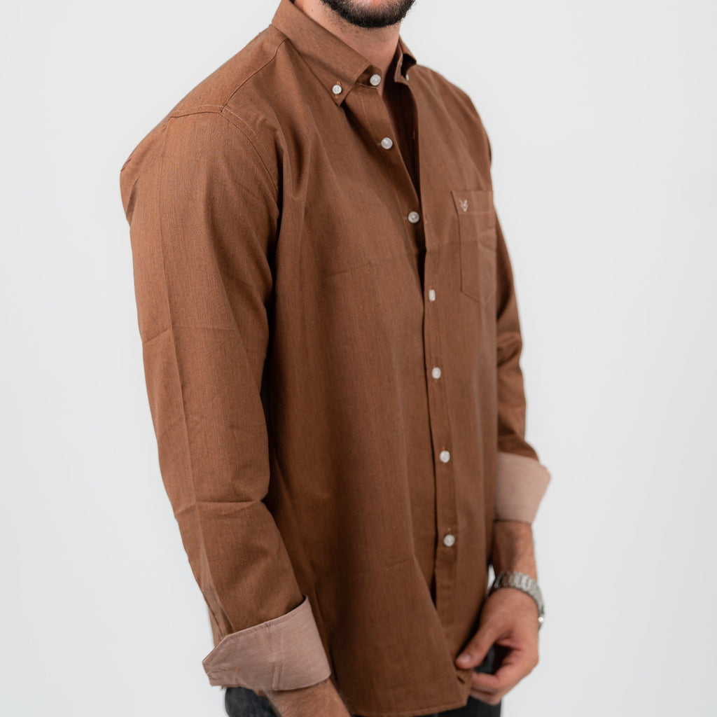 Mocha Brown Long Sleeve shirt