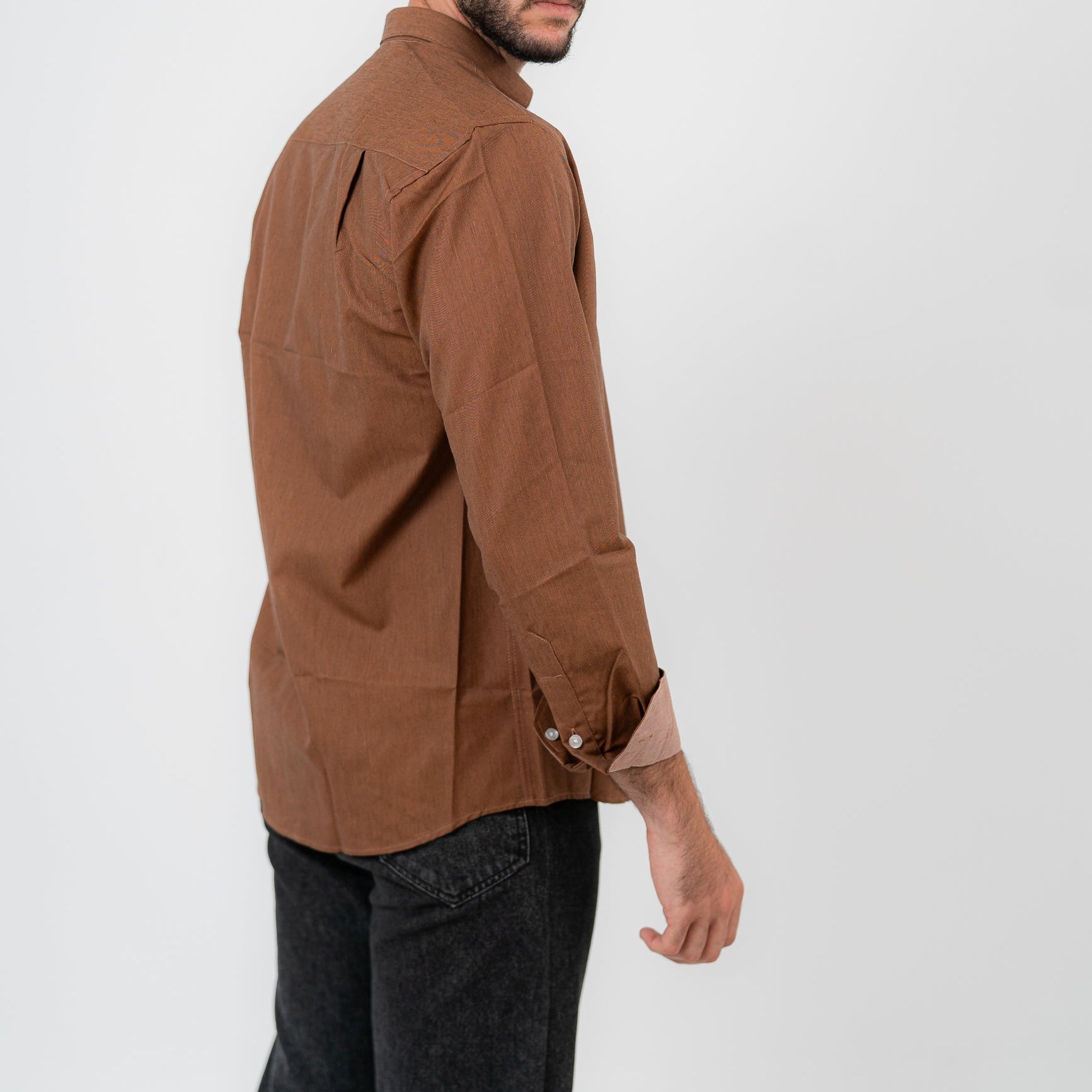 Mocha Brown Long Sleeve shirt