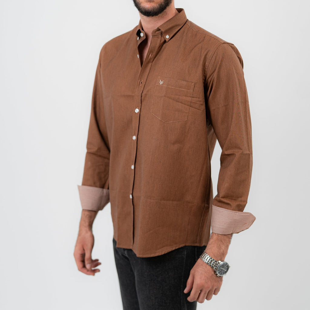 Mocha Brown Long Sleeve shirt
