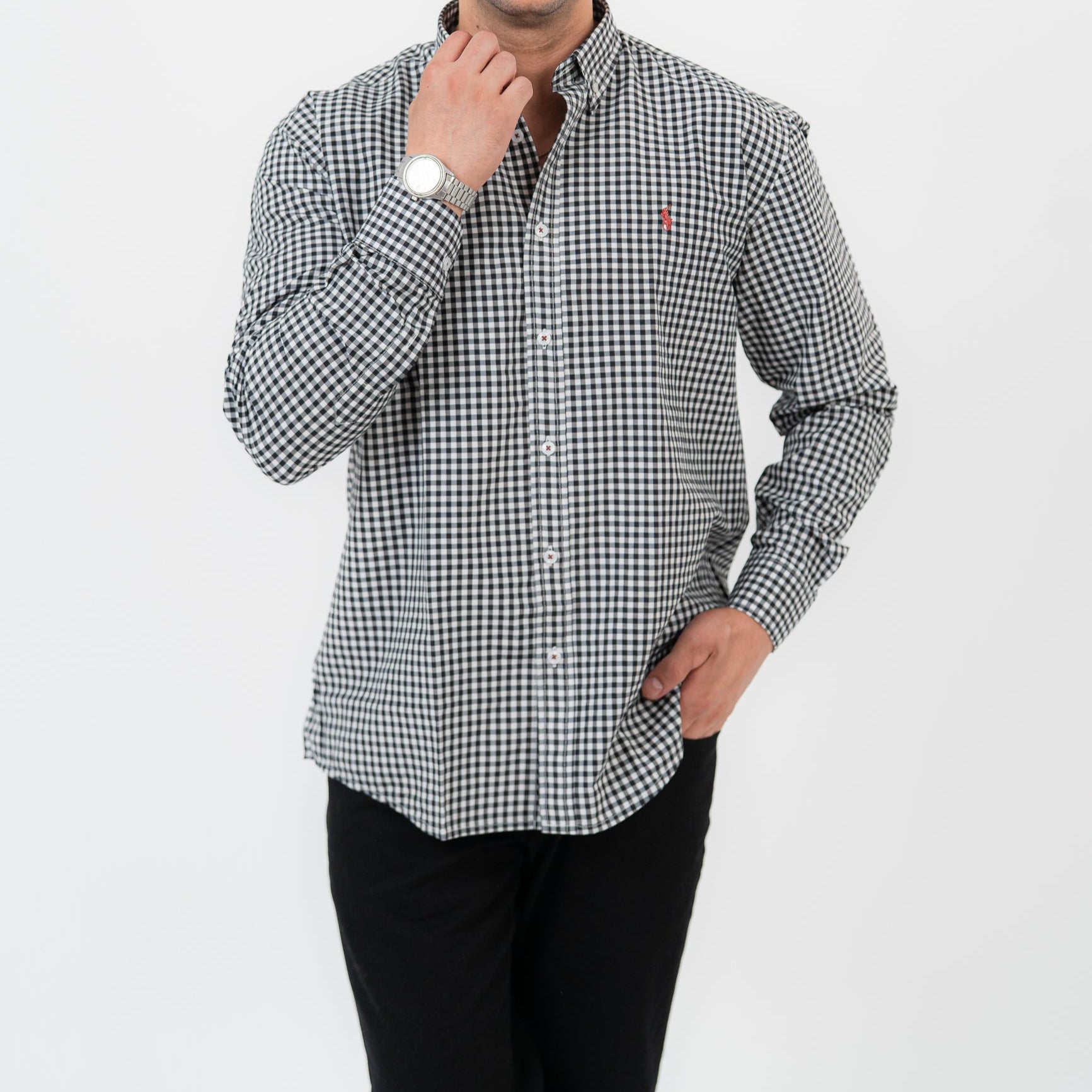 Black Caro Long Sleeve shirt -U.S Polo 109