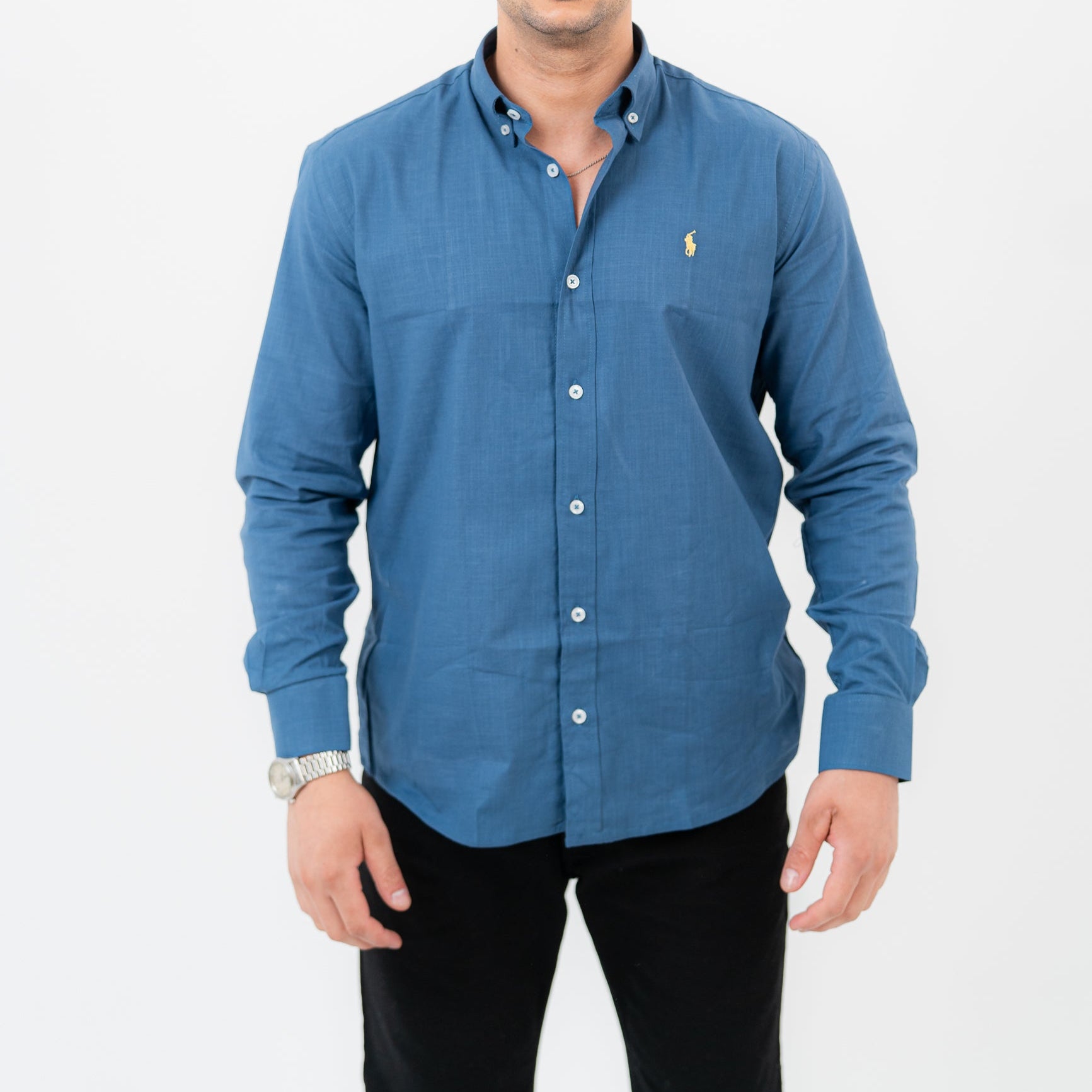 Blue Long Sleeve shirt -U.S Polo