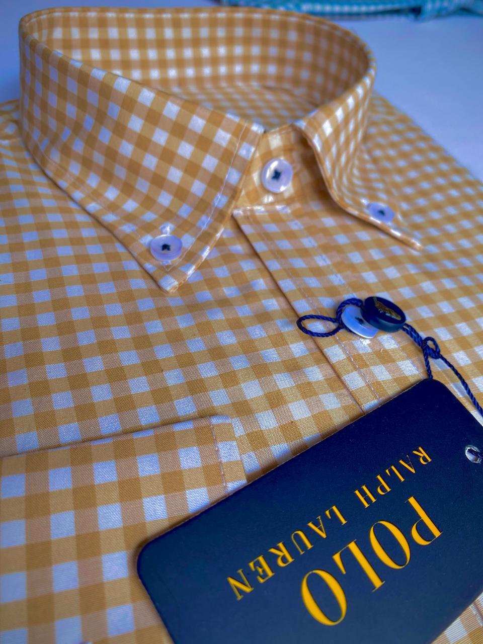 Yellow Caro Long Sleeve shirt -U.S Polo 111