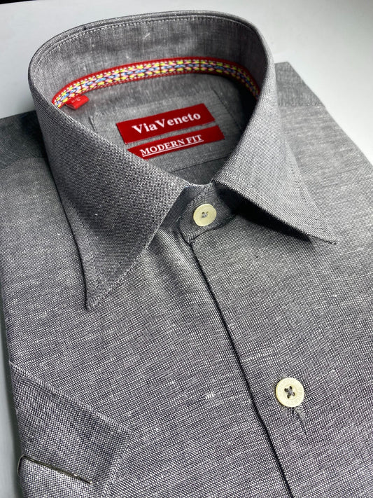 Summer Grey Short Sleeve shirt  147