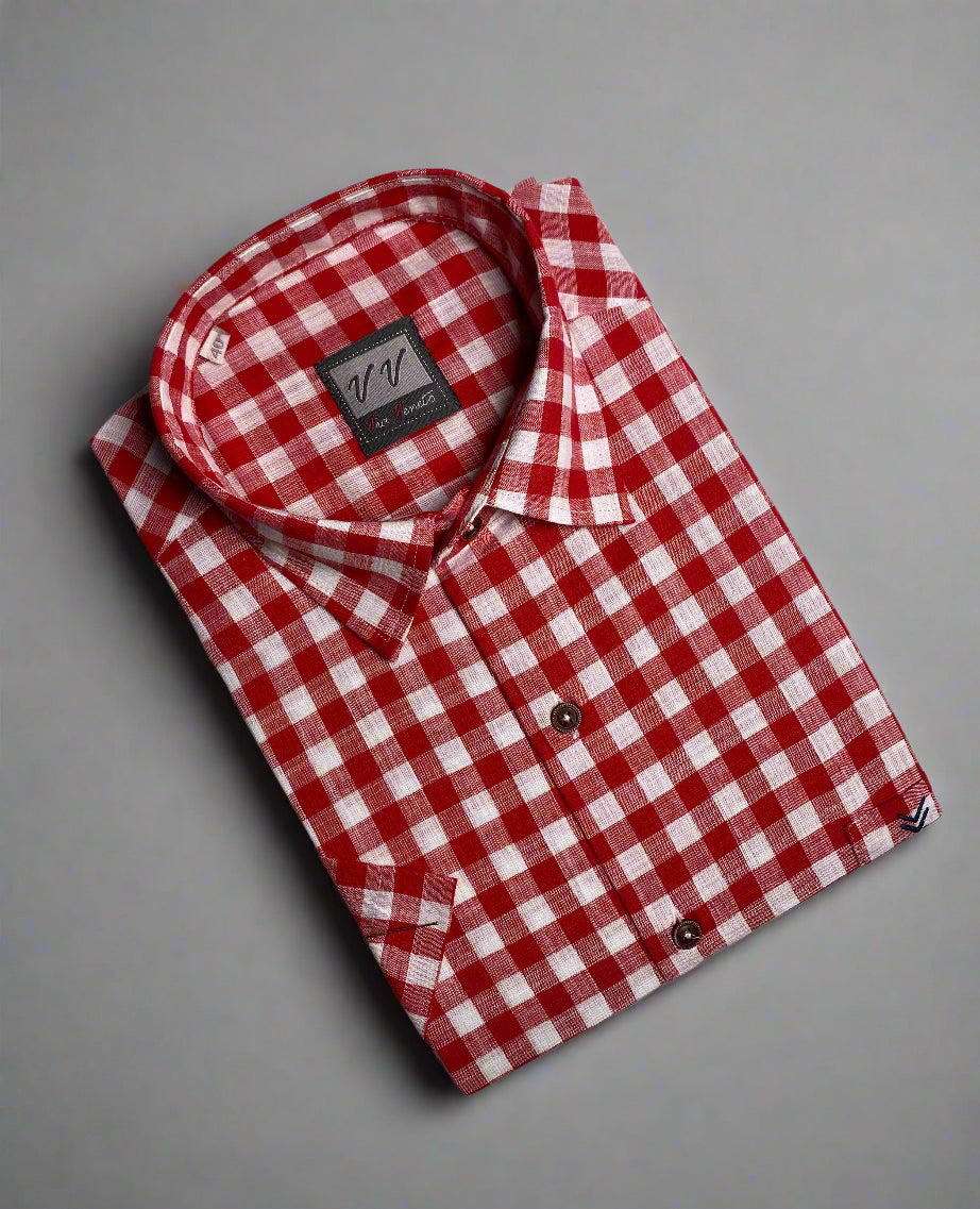 Red Summer Short Sleeve