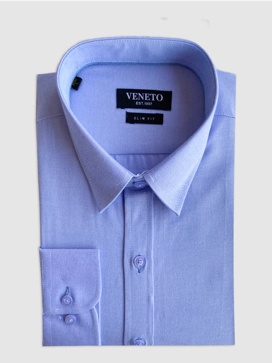 Baby Blue Long Sleeve shirt Oxford