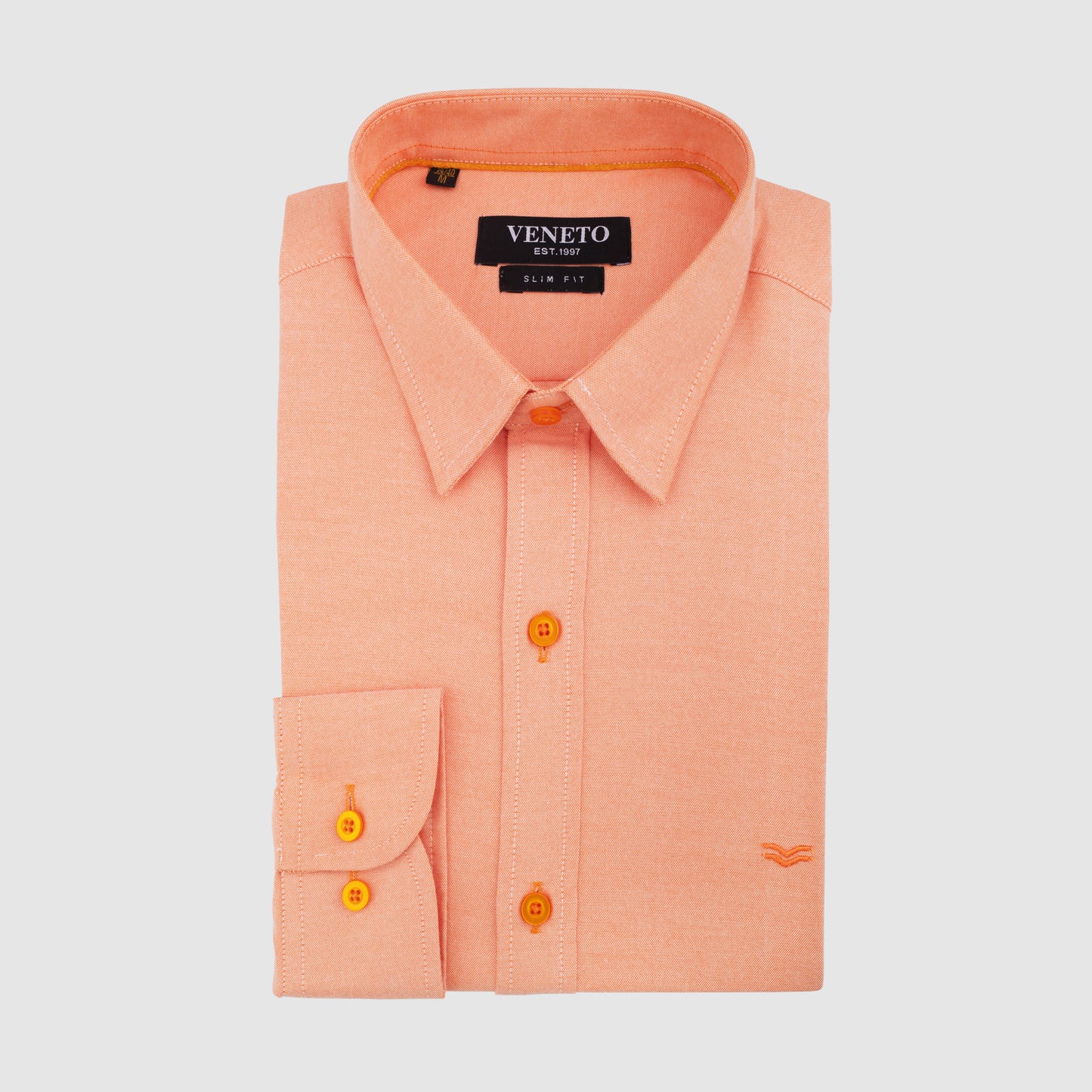 Light Salmon Long Sleeve shirt Oxford