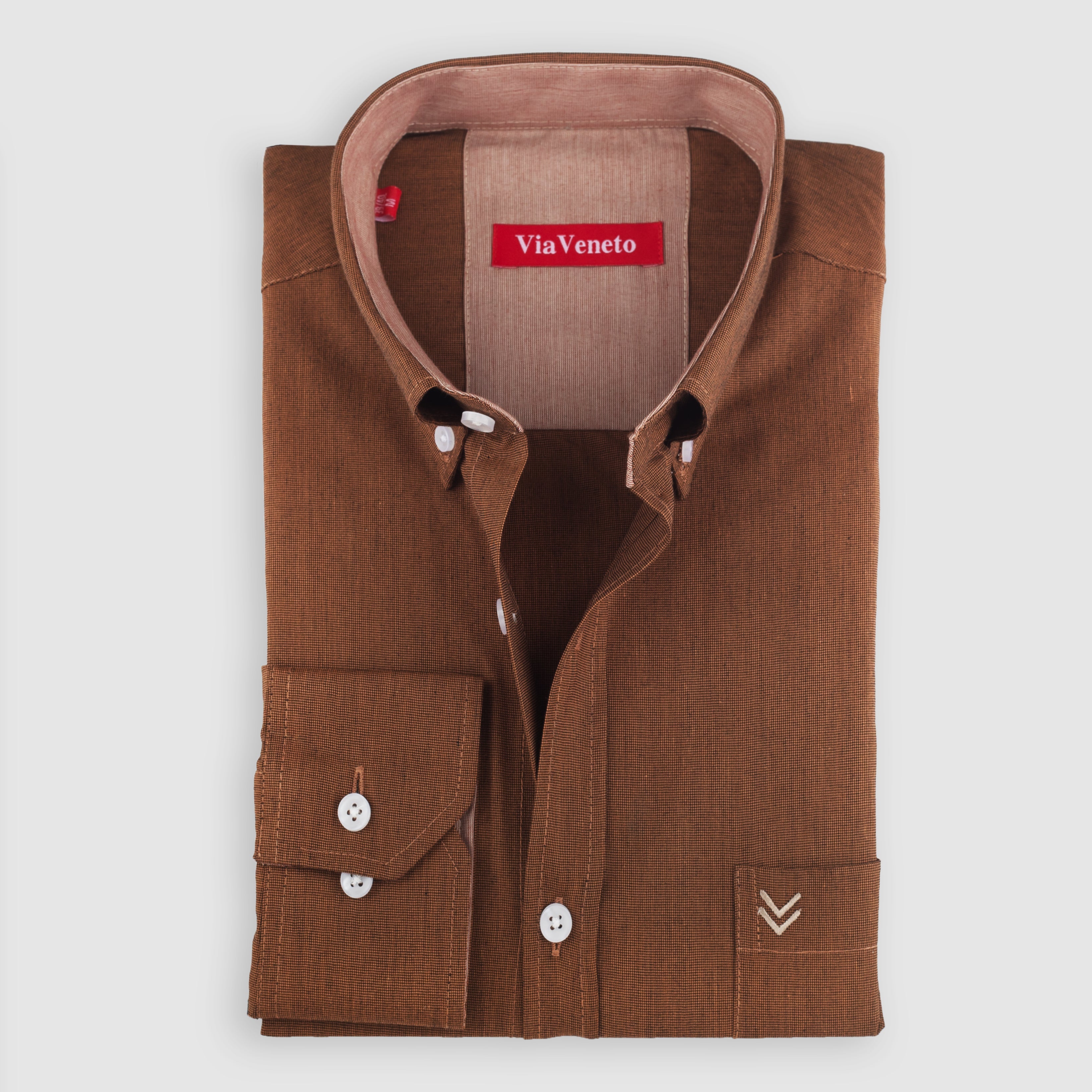 Mocha Brown Long Sleeve shirt