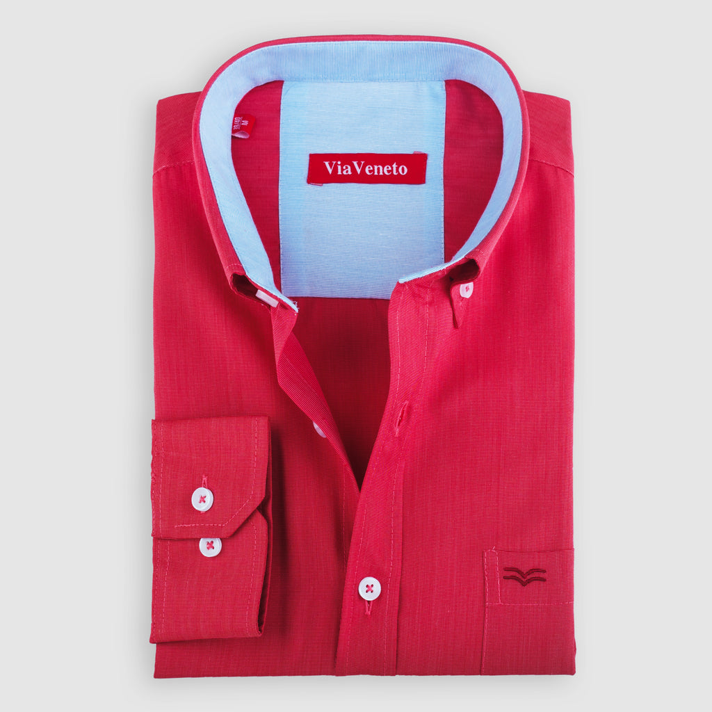 قميص بولو مخطط أخضر بأكمام طويلة - US Polo