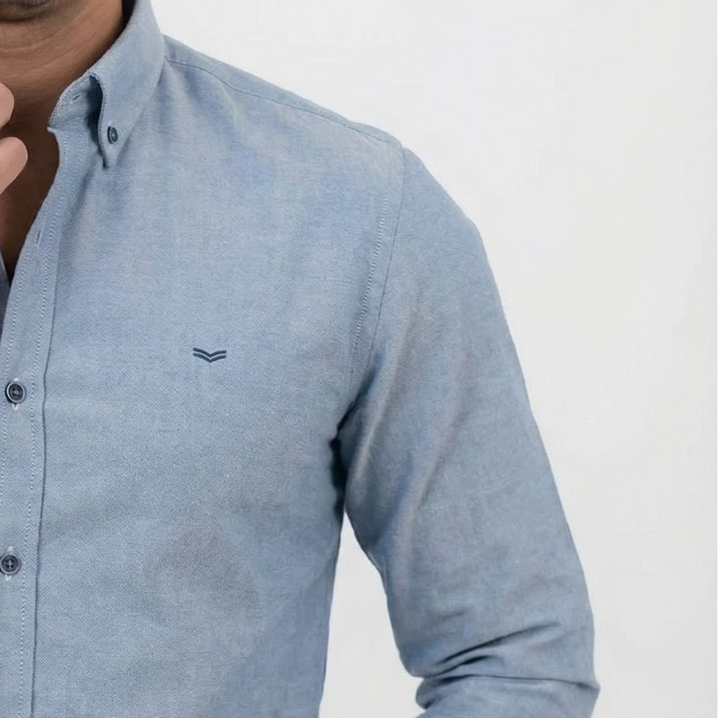 Dark gray Long Sleeve shirt Oxford