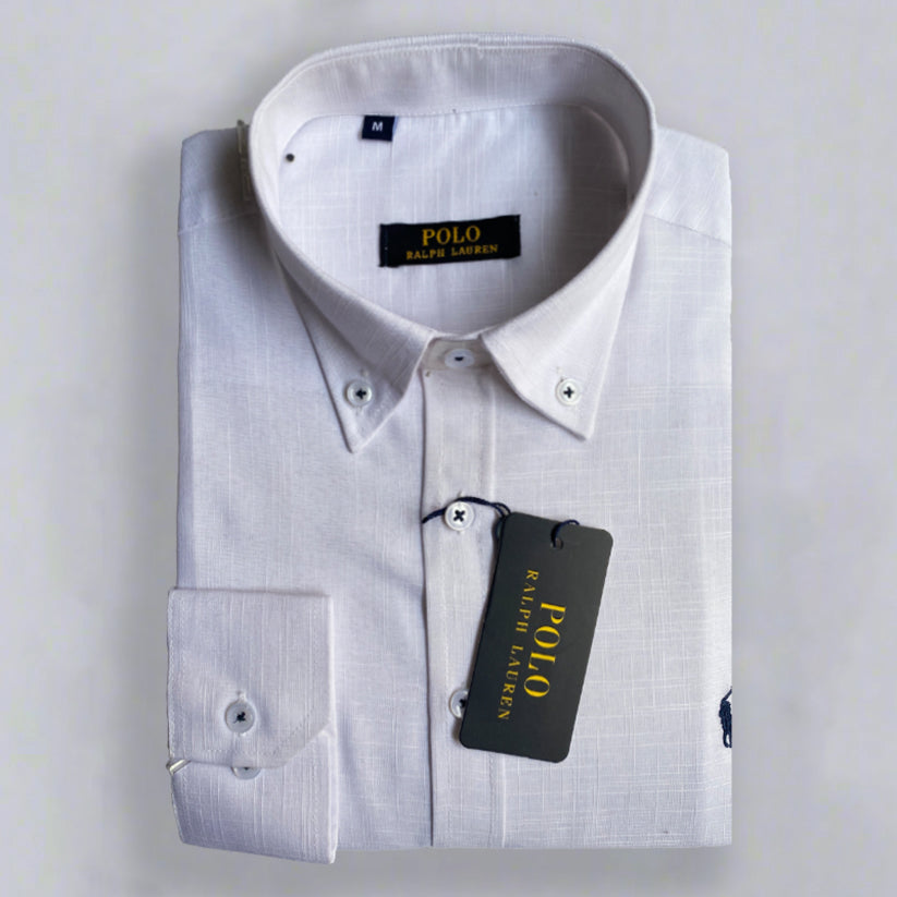 White Long Sleeve shirt -U.S Polo